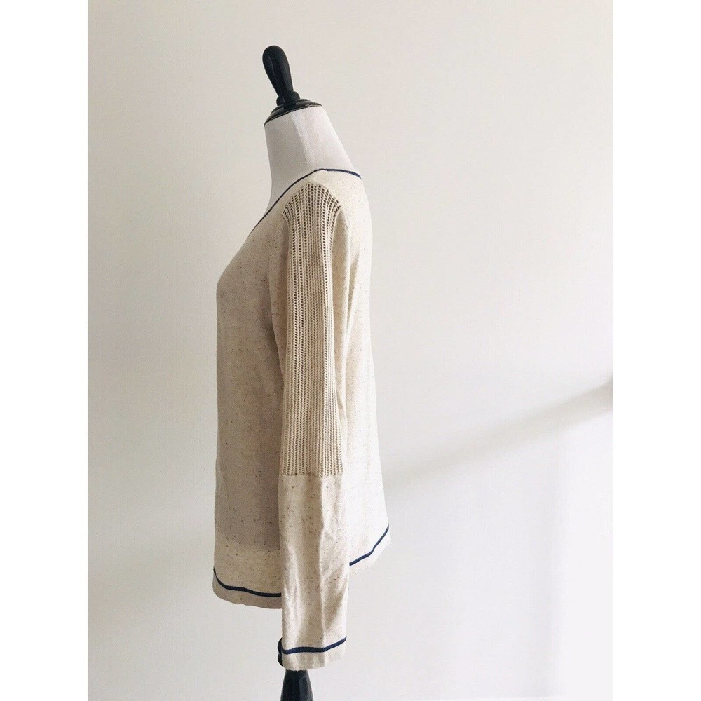 Anthropologie | If It Were Me Pullover Sweater Size L Beige Long Sleeves - Picture 5 of 9